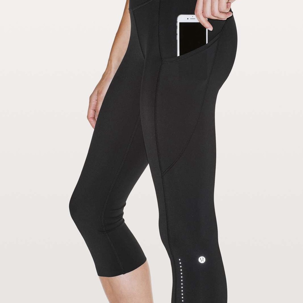 Lululemon Fast & Free Crop 19” size 4